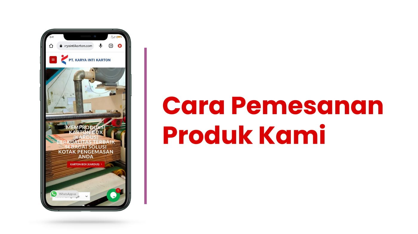 CARA PEMESANAN KARTON BOX DAN PAPER CORE